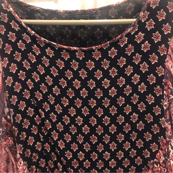 Lucky Brand Boho Top Large - Picture 3 of 7